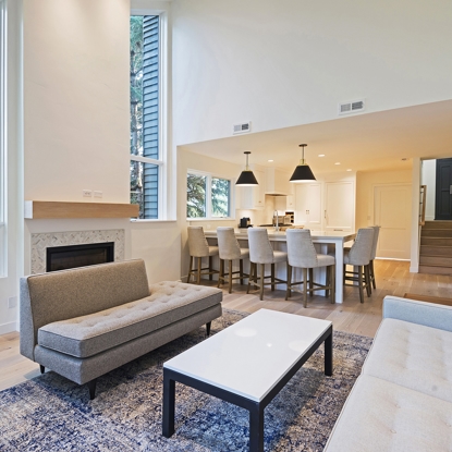 Living Room & Kitchen Before